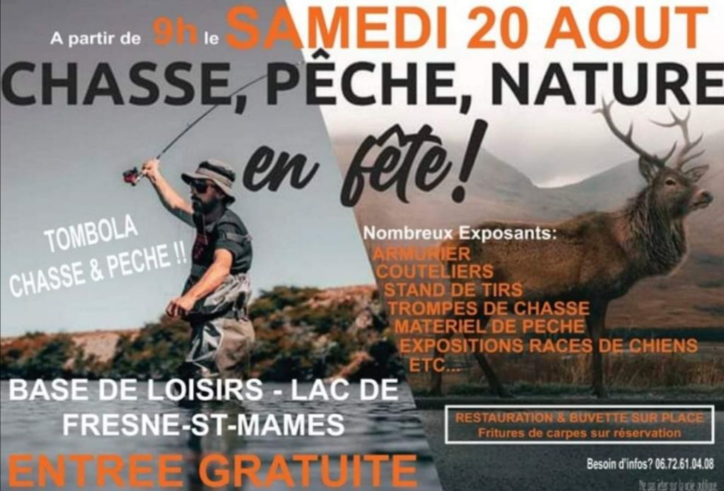 Du Vieux Rhin - Fête de la chasse de Fresne-St-Mamet samedi 20 août 